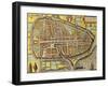 Map of Rotterdam, Netherlands, from 'Civitates Orbis Terrarum', 1540-90-null-Framed Giclee Print