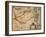 Map of Rovigo, Italy, and its Surroundings, from Regionum Italiae-null-Framed Giclee Print