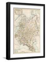 Map of Russia, 1870s-null-Framed Giclee Print