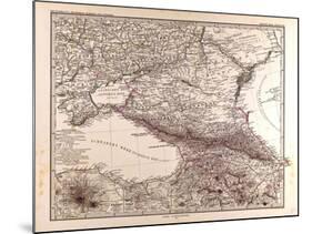 Map of Russia, 1873-null-Mounted Giclee Print