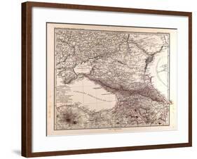 Map of Russia, 1873-null-Framed Giclee Print