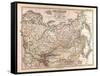 Map of Russia, 1874-null-Framed Stretched Canvas