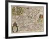 Map of Russia and Moscow (From: Theatrum Orbis Terrarum..), 1645-Willem Janszoon Blaeu-Framed Giclee Print