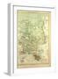 Map of Russia and Romania-null-Framed Giclee Print