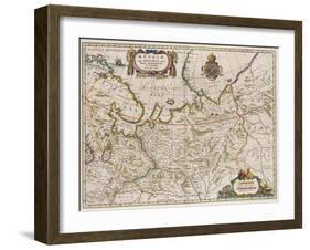 Map of Russia (From: Partes Septentrionalis Et Orientali), 1630S-Isaac Abrahamsz Massa-Framed Giclee Print