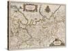 Map of Russia (From: Partes Septentrionalis Et Orientali), 1630S-Isaac Abrahamsz Massa-Stretched Canvas