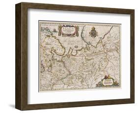 Map of Russia (From: Partes Septentrionalis Et Orientali), 1630S-Isaac Abrahamsz Massa-Framed Giclee Print