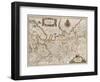 Map of Russia (From: Partes Septentrionalis Et Orientali), 1630S-Isaac Abrahamsz Massa-Framed Giclee Print