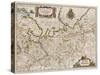 Map of Russia (From: Partes Septentrionalis Et Orientali), 1630S-Isaac Abrahamsz Massa-Stretched Canvas