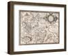 Map of Russia (From: Theatrum Orbis Terraru), 1598-Abraham Ortelius-Framed Giclee Print