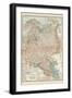 Map of Russia in Europe, with Poland and Finland-Encyclopaedia Britannica-Framed Art Print