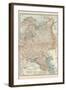 Map of Russia in Europe, with Poland and Finland-Encyclopaedia Britannica-Framed Art Print