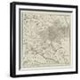 Map of Russia Showing the Districts Affected by the Famine-null-Framed Giclee Print