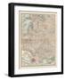 Map of Russia, Western and Southern Part. Inset of St. Petersburg and Environs-Encyclopaedia Britannica-Framed Art Print