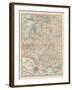 Map of Russia, Western and Southern Part. Inset of St. Petersburg and Environs-Encyclopaedia Britannica-Framed Art Print