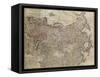 Map of Russia-Johann Matthias Hase-Framed Stretched Canvas