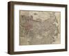 Map of Russia-Johann Matthias Hase-Framed Giclee Print