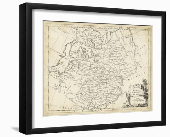 Map of Russia-T. Jeffreys-Framed Art Print