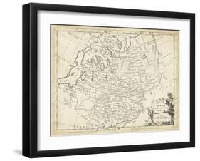 Map of Russia-T. Jeffreys-Framed Art Print