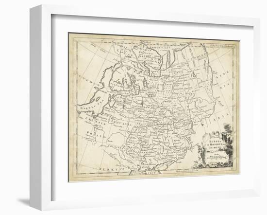 Map of Russia-T. Jeffreys-Framed Art Print