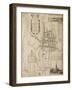 Map of Salisbury, 1751-William Naish-Framed Giclee Print