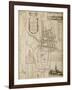 Map of Salisbury, 1751-William Naish-Framed Giclee Print