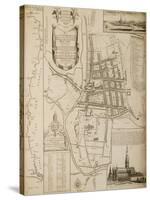 Map of Salisbury, 1751-William Naish-Stretched Canvas