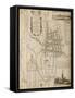 Map of Salisbury, 1751-William Naish-Framed Stretched Canvas