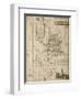 Map of Salisbury, 1751-William Naish-Framed Giclee Print