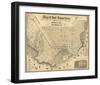 Map of San Francisco, c.1852-Britton & Rey-Framed Art Print