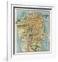 Map of San Francisco, California, 1912-August Chevalier-Framed Art Print