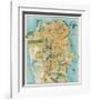 Map of San Francisco, California, 1912-August Chevalier-Framed Giclee Print