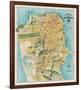 Map of San Francisco, California, 1912-August Chevalier-Framed Giclee Print