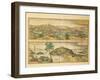 Map of San Sebastian and Burgos from Civitates Orbis Terrarum by Georg Braun-null-Framed Giclee Print