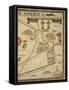 Map of Sant Andrea, Italy, from the Atlas Atlante Delle Locazioni, 1687-1697-Antonio and Nunzio Michele-Framed Stretched Canvas