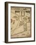 Map of Sant Andrea, Italy, from the Atlas Atlante Delle Locazioni, 1687-1697-Antonio and Nunzio Michele-Framed Giclee Print