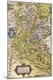 Map of Savoie, from Theatrum Orbis Terrarum, 1528-1598, Antwerp, 1570-null-Mounted Giclee Print