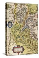 Map of Savoie, from Theatrum Orbis Terrarum, 1528-1598, Antwerp, 1570-null-Stretched Canvas