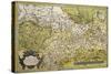 Map of Saxony, from Theatrum Orbis Terrarum, 1528-1598, Antwerp, 1570-null-Stretched Canvas