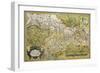 Map of Saxony, from Theatrum Orbis Terrarum, 1528-1598, Antwerp, 1570-null-Framed Giclee Print