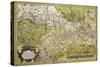Map of Saxony, from Theatrum Orbis Terrarum, 1528-1598, Antwerp, 1570-null-Stretched Canvas