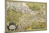 Map of Saxony, from Theatrum Orbis Terrarum, 1528-1598, Antwerp, 1570-null-Mounted Giclee Print