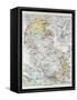 Map of Schleswig-Holstein Germany 1899-null-Framed Stretched Canvas