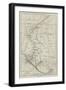 Map of Scinde-null-Framed Giclee Print
