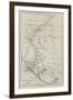 Map of Scinde-null-Framed Giclee Print