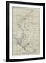 Map of Scinde-null-Framed Giclee Print