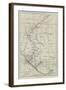 Map of Scinde-null-Framed Giclee Print