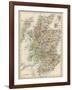 Map of Scotland, 1870s-null-Framed Giclee Print