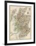 Map of Scotland, 1870s-null-Framed Giclee Print