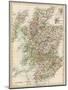 Map of Scotland, 1870s-null-Mounted Giclee Print